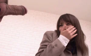 Japanese innocent Teacher sees such a big penis for the first time… and gets fucked directly