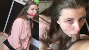 This obedient long-haired milf loves to take huge cocks deep down her throat – Lovessie
