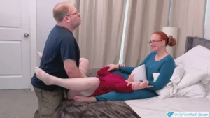 A Handmaid’s Tale – Cuckquean Wife Holds Handmaid While Husband Breeds Her