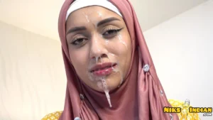 Teen Hijabi Muslim step Sis CUM Drenched after Hard Fuck by Jaan